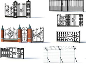 3D围栏栏杆铁艺大门模型设计图下载 图片134.65MB 其他模型库 其他模型